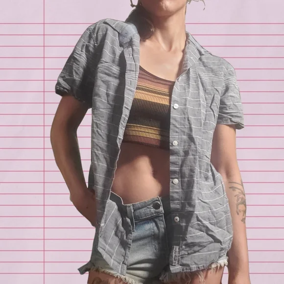 PENGUIN Button Down Shortsleeve Collared Shirt - Picture 5 of 7